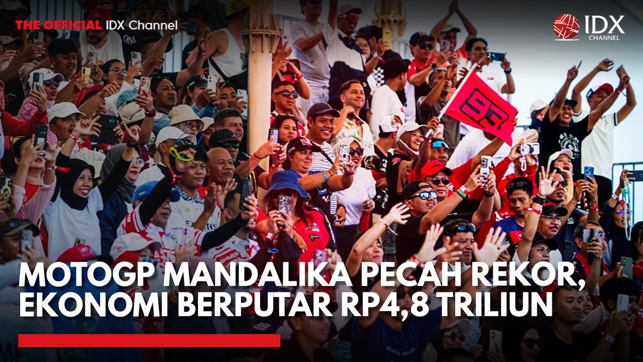Youtube Thumnail image of : MotoGP Mandalika Pecah Rekor Penonton, Ekonomi RI Ikut Bergeliat Rp4,8 Triliun | MARKET HIGHLIGHTS