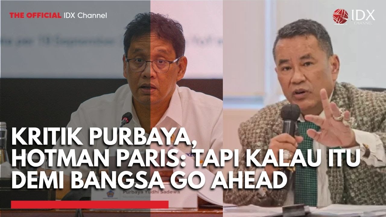 Youtube Thumnail image of : Kritik Menkeu Purbaya, Hotman Paris: Tapi Kalau itu Demi Bangsa Go Ahead | IDXC UPDATE