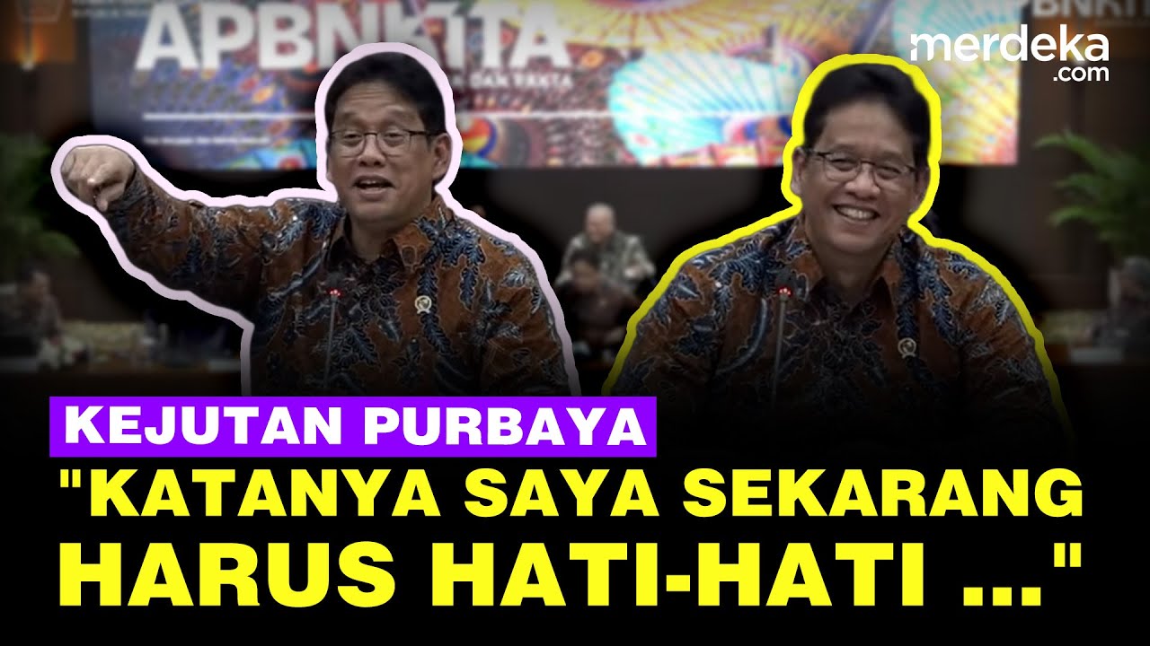 Youtube Thumnail image of : Kejutan! Menkeu Purbaya Tiba-Tiba Buat Pengakuan Depan Media: Katanya Sekarang Harus Hati-Hati