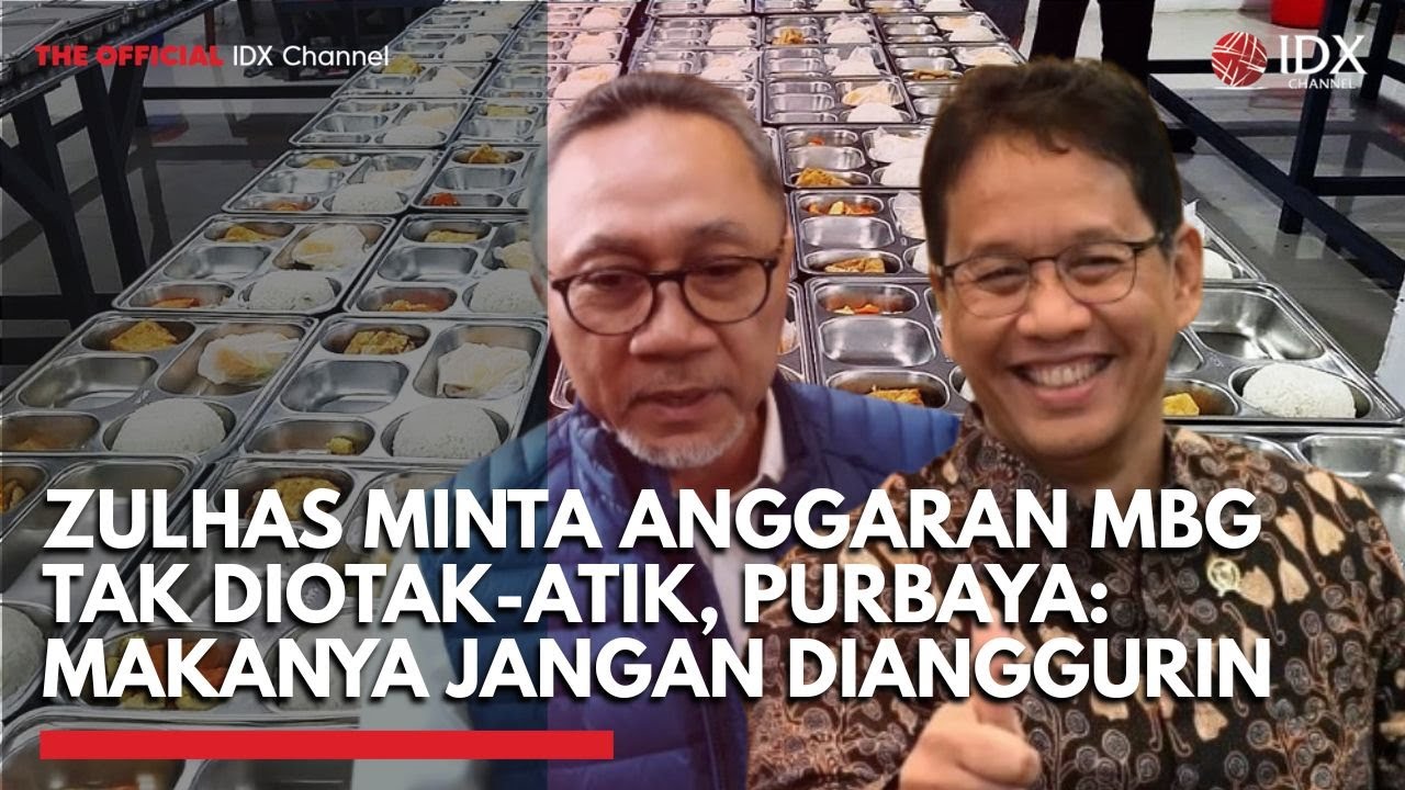 Youtube Thumnail image of : Zulhas Minta Anggaran MBG Tak Diotak-Atik, Purbaya: Makanya Jangan Dianggurin | IDXC UPDATE