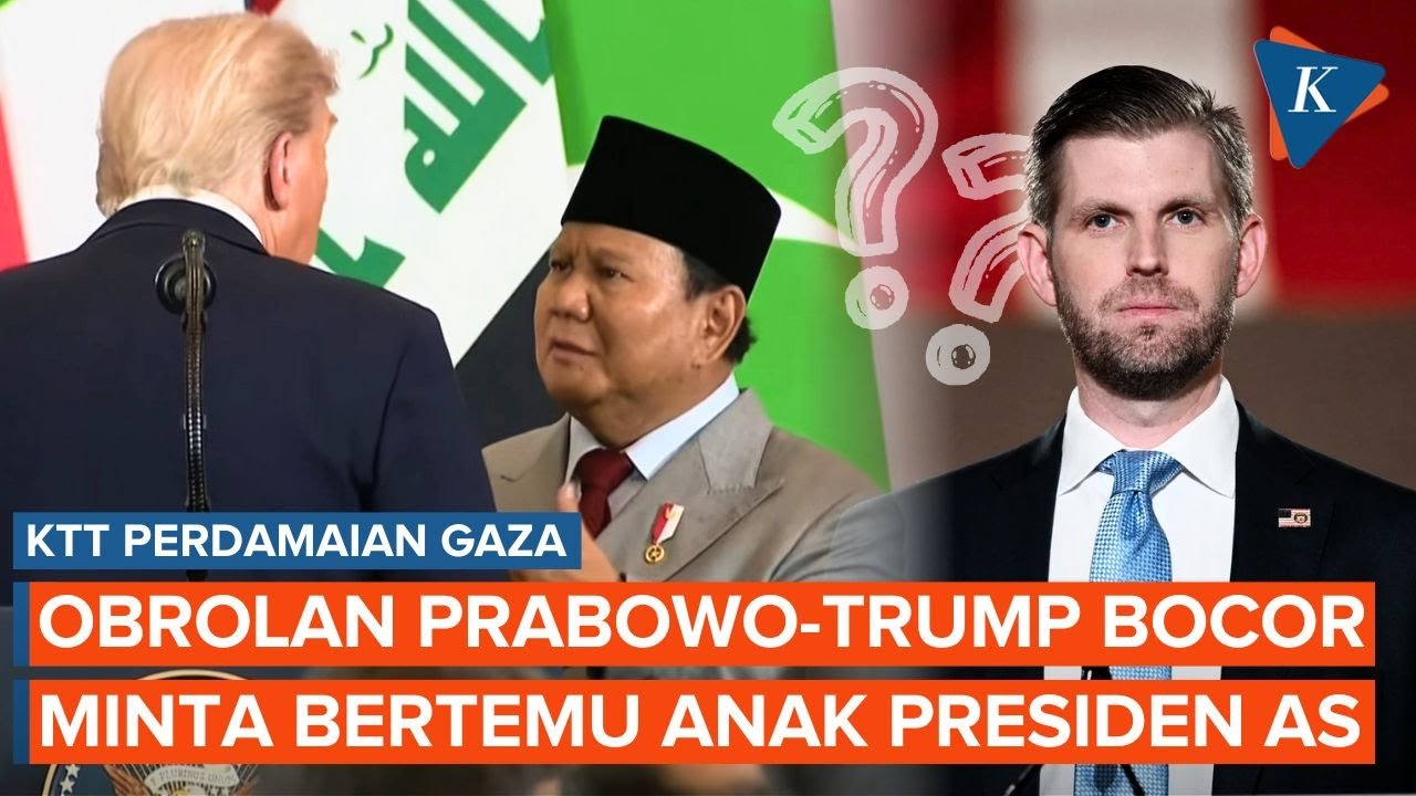 Youtube Thumnail image of : Mikrofon Bocor, Prabowo Terdengar Ingin Bertemu Anak Trump