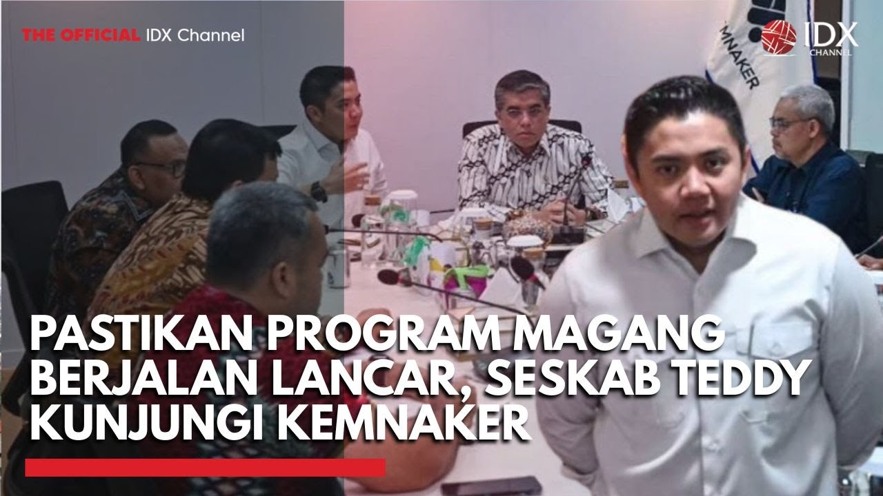 Youtube Thumnail image of : Pastikan Program Magang Berjalan Lancar, Seskab Teddy Kunjungi Kemnaker | IDXC UPDATE