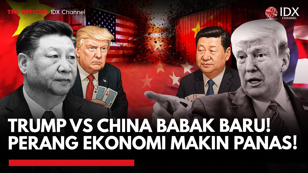 Youtube Thumnail image of : Presiden Trump Kembali Gertak China, Perang Tarif Jilid 2 Siap Dimulai | MARKET REVIEW