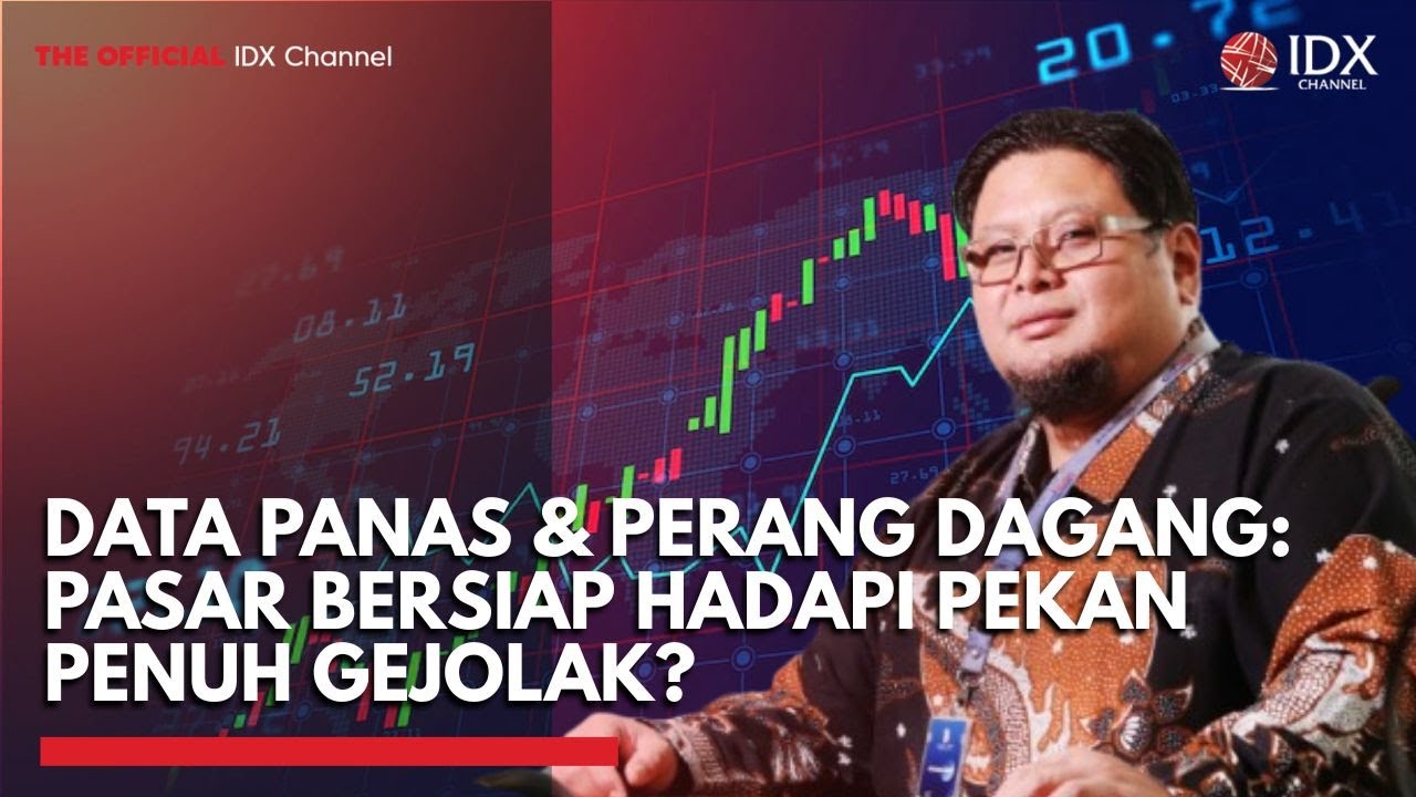 Youtube Thumnail image of : Data Panas & Perang Dagang: Pasar Bersiap Hadapi Pekan Penuh Gejolak? | TICKER TALK