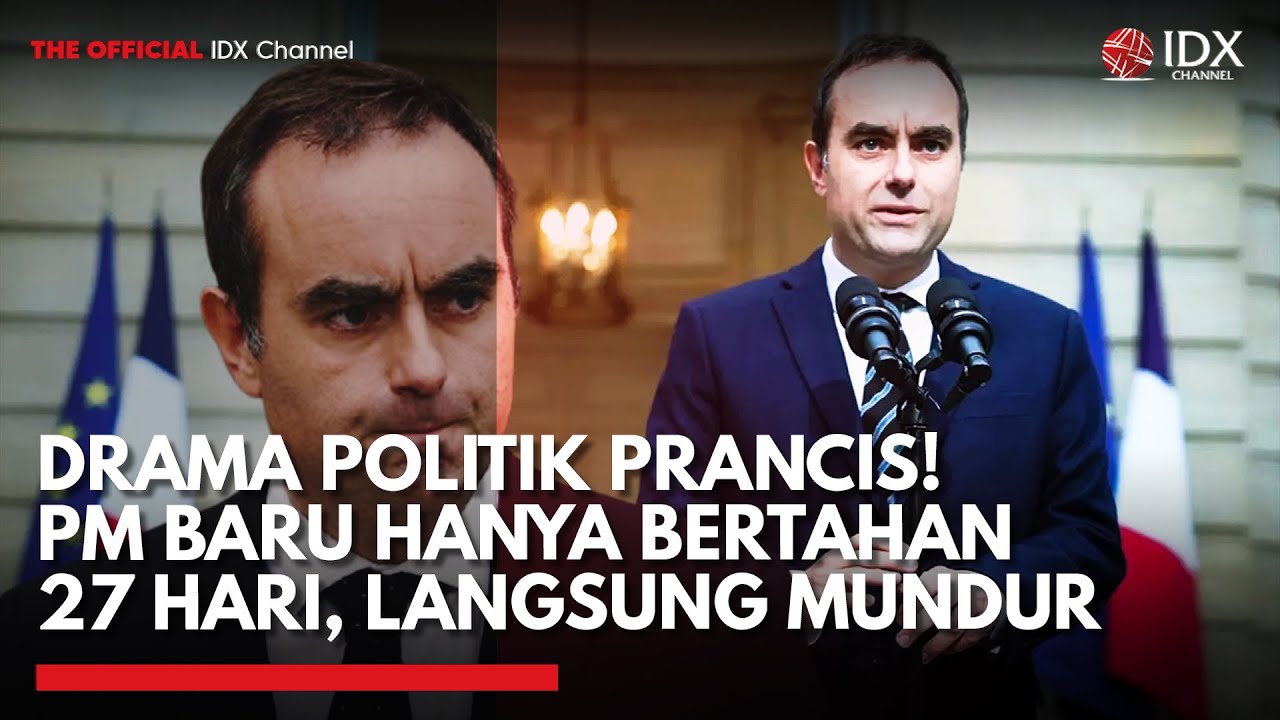 Youtube Thumnail image of : Baru Menjabat 27 Hari, PM Prancis Mengundurkan Diri | IDXC UPDATE