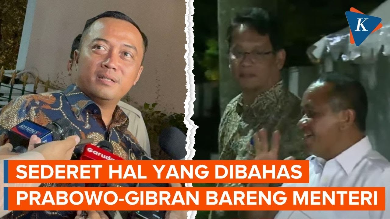 Youtube Thumnail image of : [FULL] Penjelasan Istana soal Prabowo-Gibran Ratas Bareng Para Menteri di Kertanegara