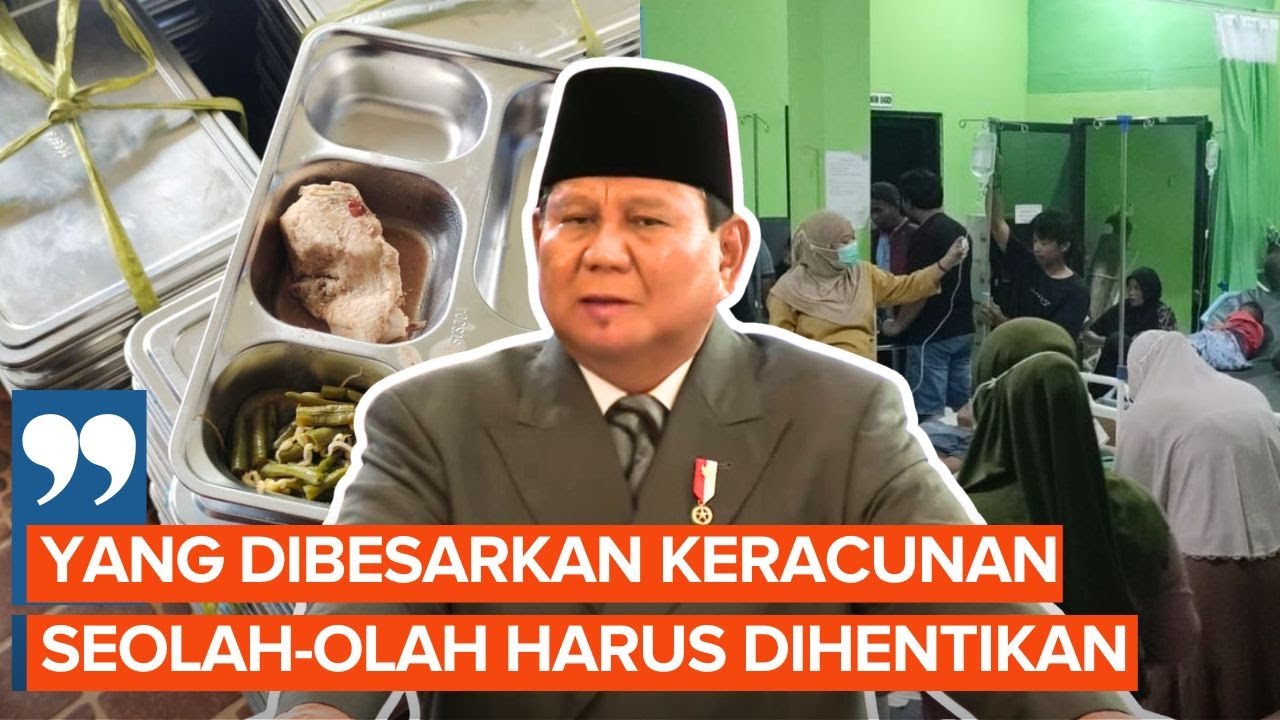 Youtube Thumnail image of : Sentil Orang yang Nyinyiri MBG, Prabowo: Yang Dibesarkan Keracunan