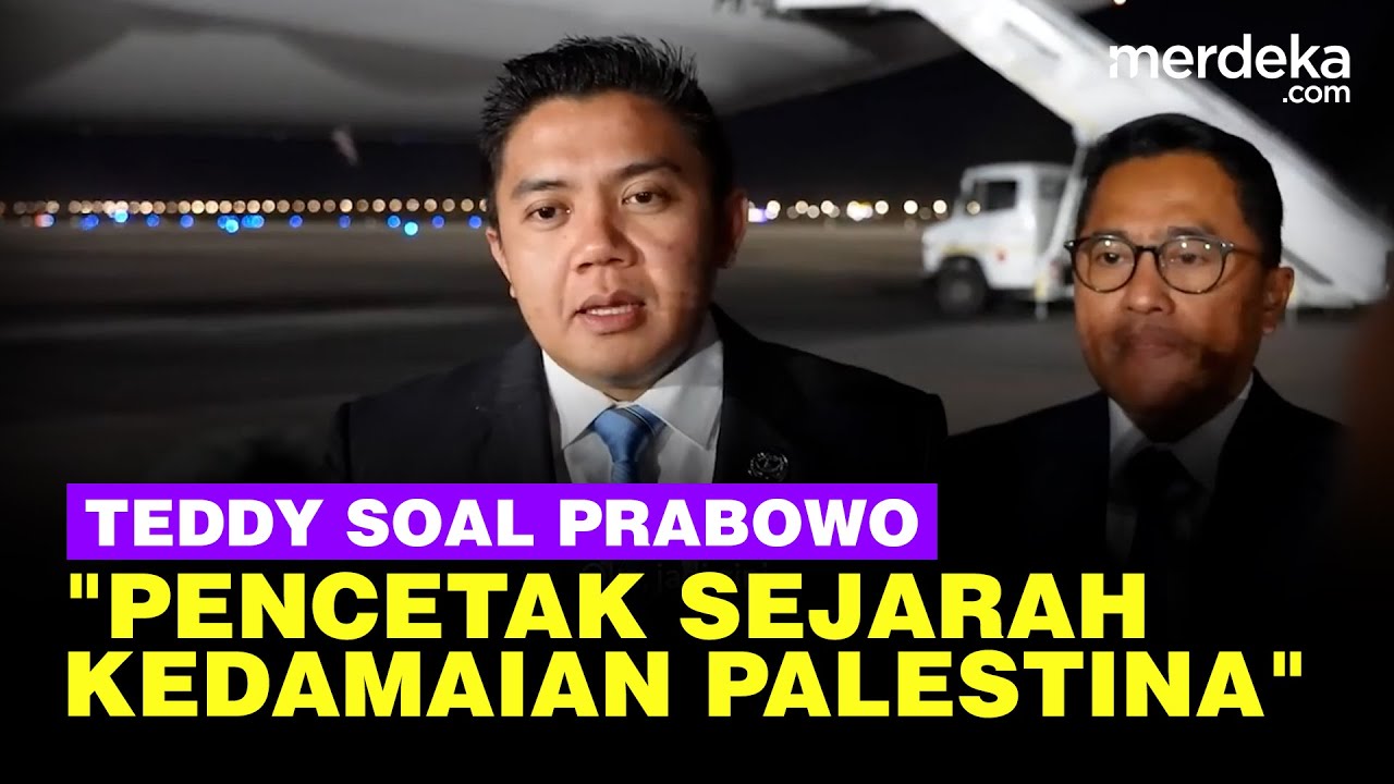Youtube Thumnail image of : Salam Hormat Teddy Usai Singgung Prabowo: Pencetak Sejarah Kedamaian Palestina