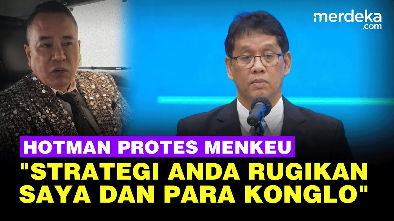 Youtube Thumnail image of : Hotman Paris Protes Menkeu Purbaya: Strategi Anda Rugikan Kami dan Para Konglo
