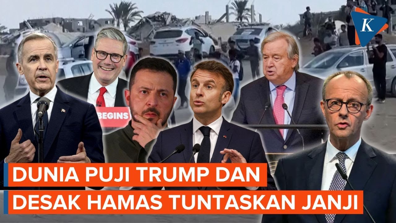 Youtube Thumnail image of : Reaksi Pemimpin Dunia Usai Pembebasan Sandera, Puji Trump hingga Desak Hamas