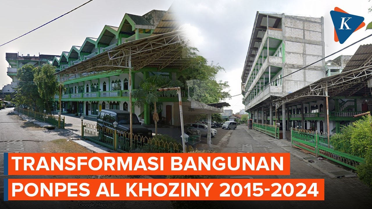 Youtube Thumnail image of : Potret Perubahan Ponpes Al Khoziny 2015-2024 dari Google Earth: Halaman Jadi Bangunan 3 Lantai