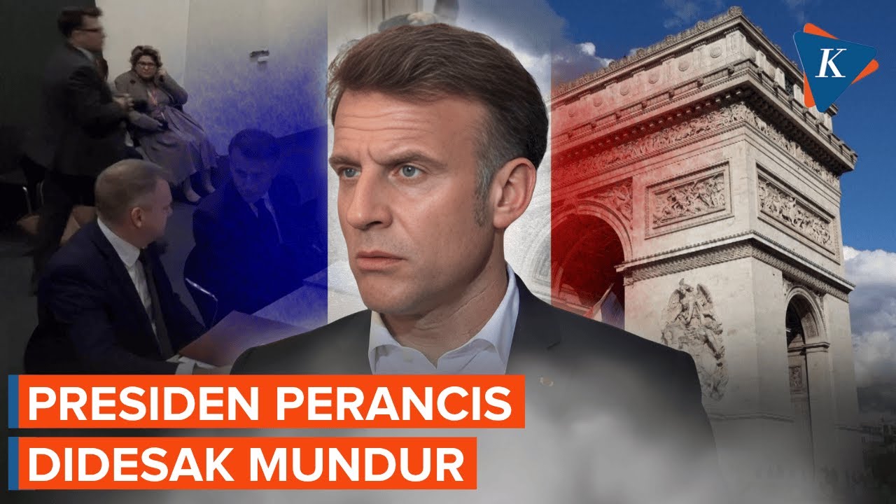 Youtube Thumnail image of : Krisis Politik Perancis Memburuk, Presiden Macron Didesak Mundur