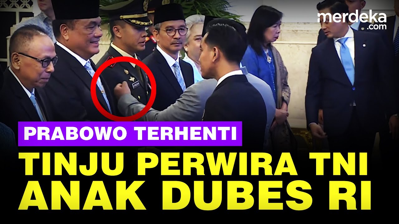 Youtube Thumnail image of : Langkah Prabowo Terhenti, Tinju Perwira TNI Anak Dubes RI untuk Singapura