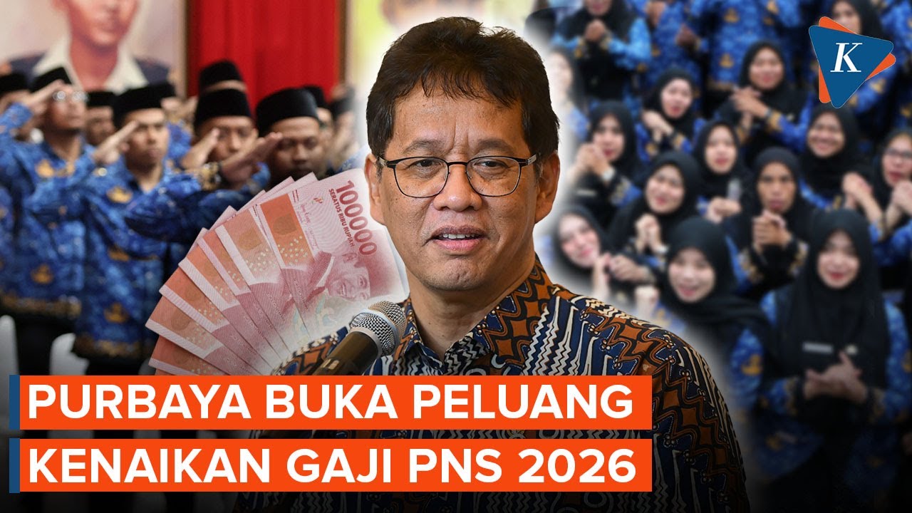 Youtube Thumnail image of : Menkeu Purbaya Buka Peluang Kenaikan Gaji PNS Tahun 2026