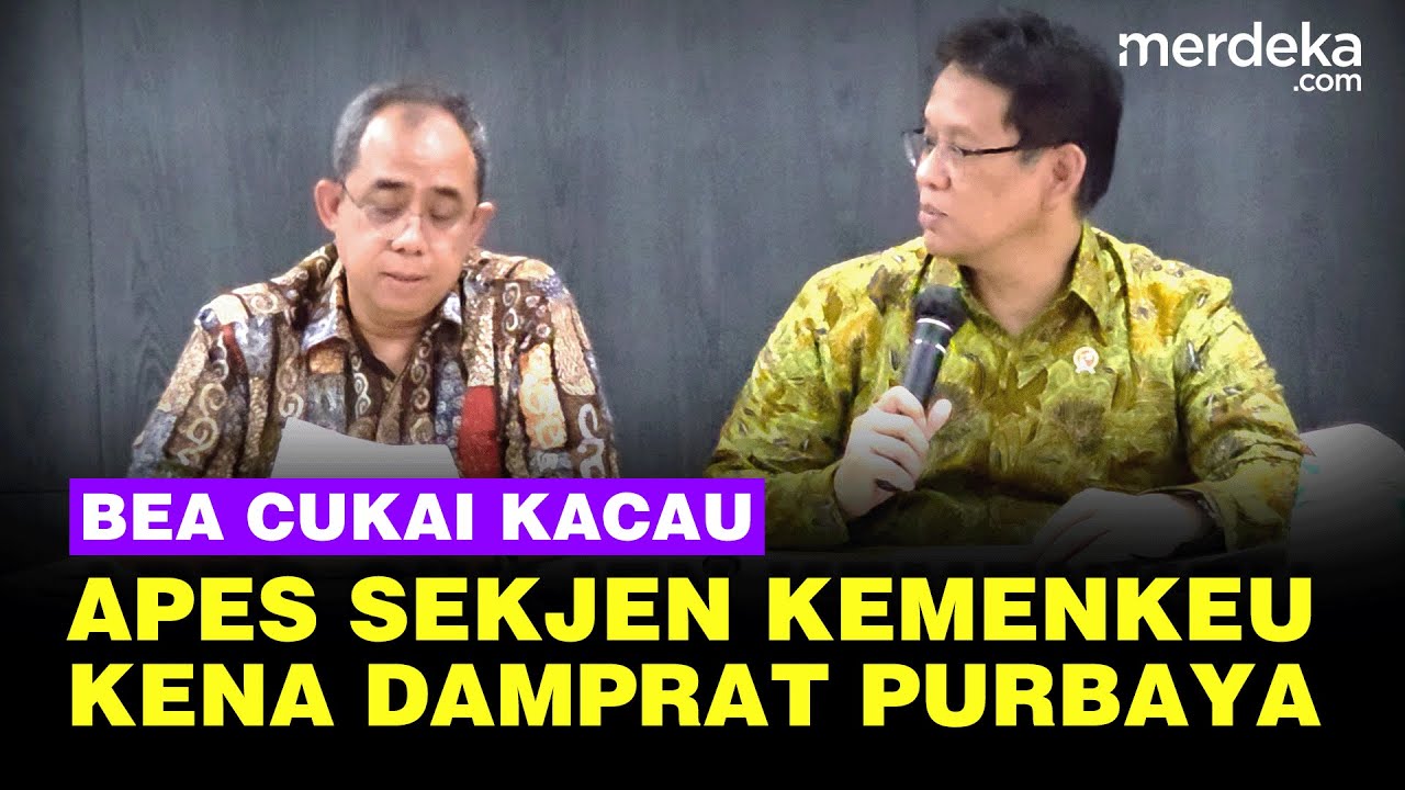 Youtube Thumnail image of : Jengkel Purbaya Damprat Sekjen Kemenkeu, Emosi Ulah Pegawai Bea Cukai Bikin Kesal
