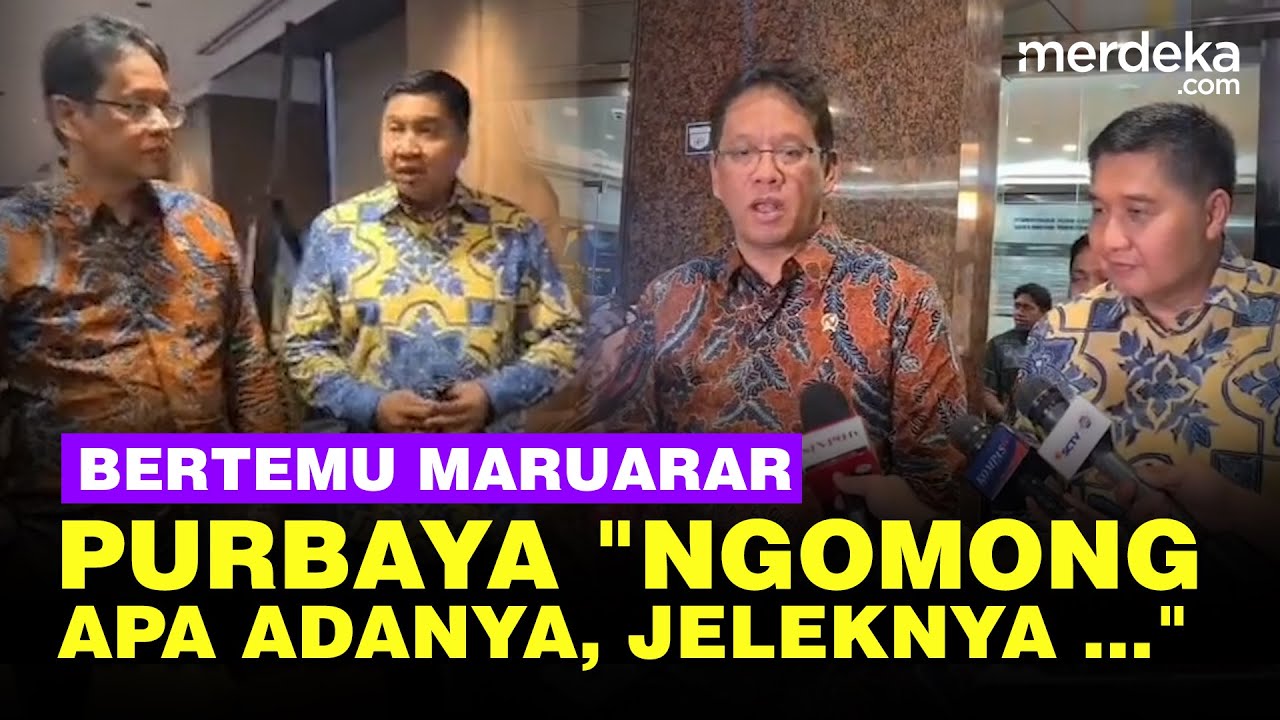 Youtube Thumnail image of : Santai Purbaya Datangi Maruarar: Ngomong Apa Adanya, Jeleknya ...