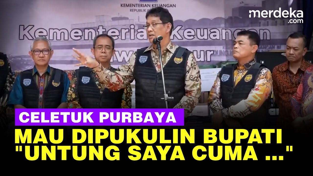 Youtube Thumnail image of : Celetuk Purbaya Ungkap Mau Dipukulin Bupati di Jawa Timur: Untung Saya Cuma Ketemu ...