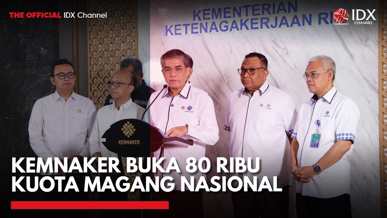 Youtube Thumnail image of : Kemnaker Buka 80 Ribu Lowongan Magang, Peserta Dapat Gaji Setara UMR | 1ST SESSION CLOSING