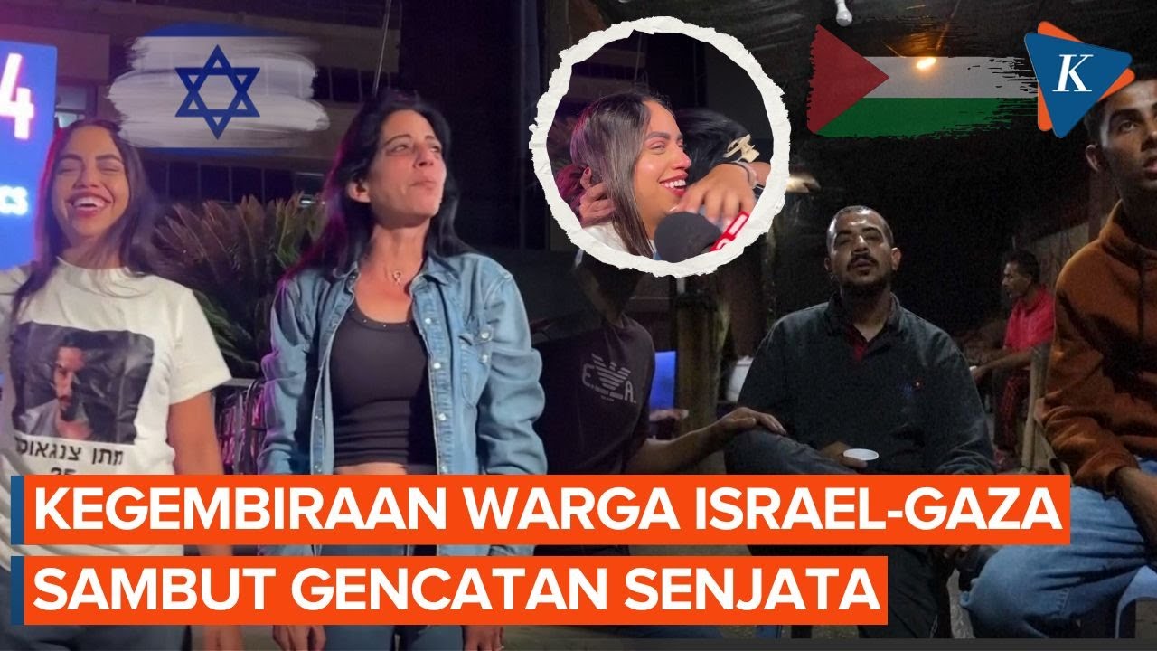 Youtube Thumnail image of : Kegembiraan Warga Israel-Gaza Sambut Gencatan Senjata Fase Pertama