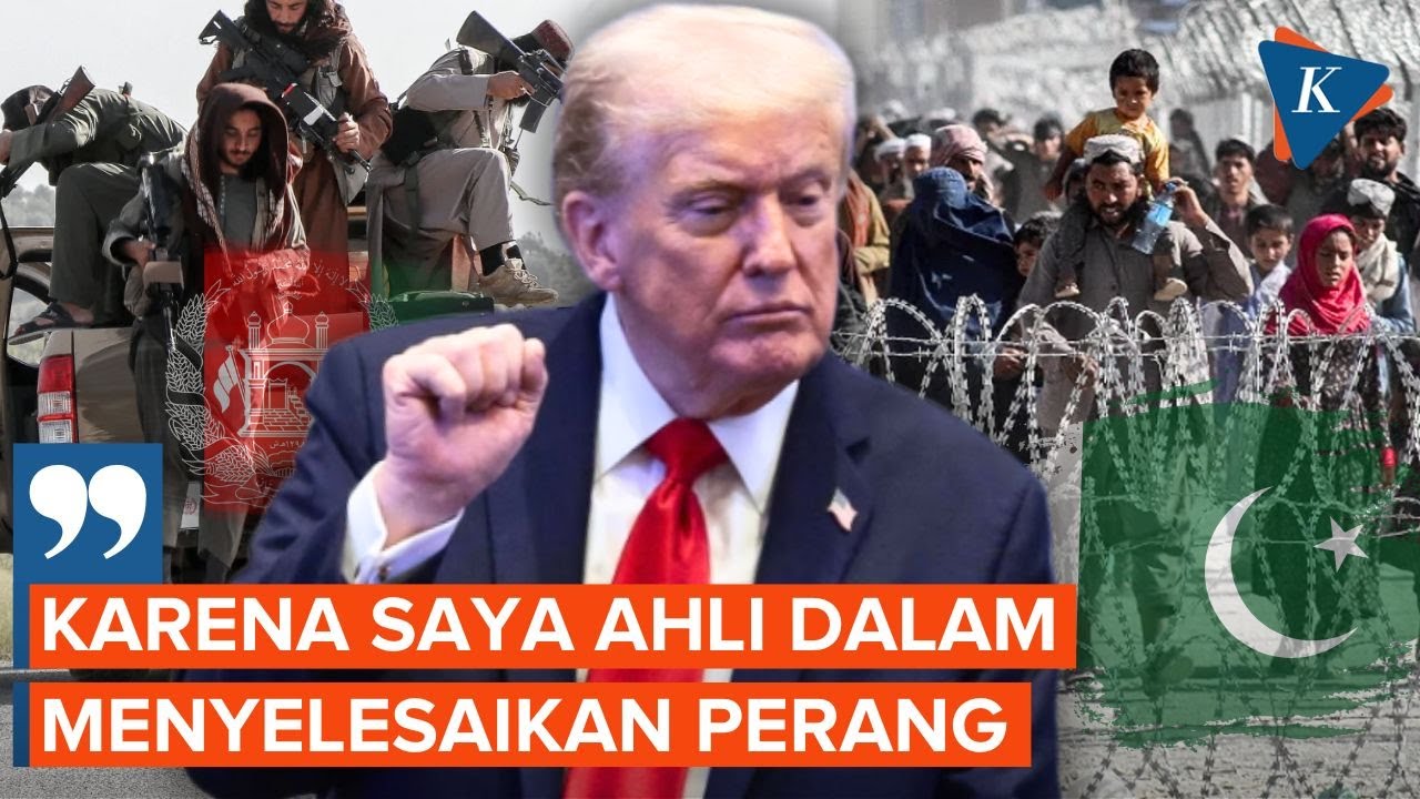 Youtube Thumnail image of : Siap Turun Tangan dalam Konflik Afghanistan-Pakistan, Trump: Saya Ahli...