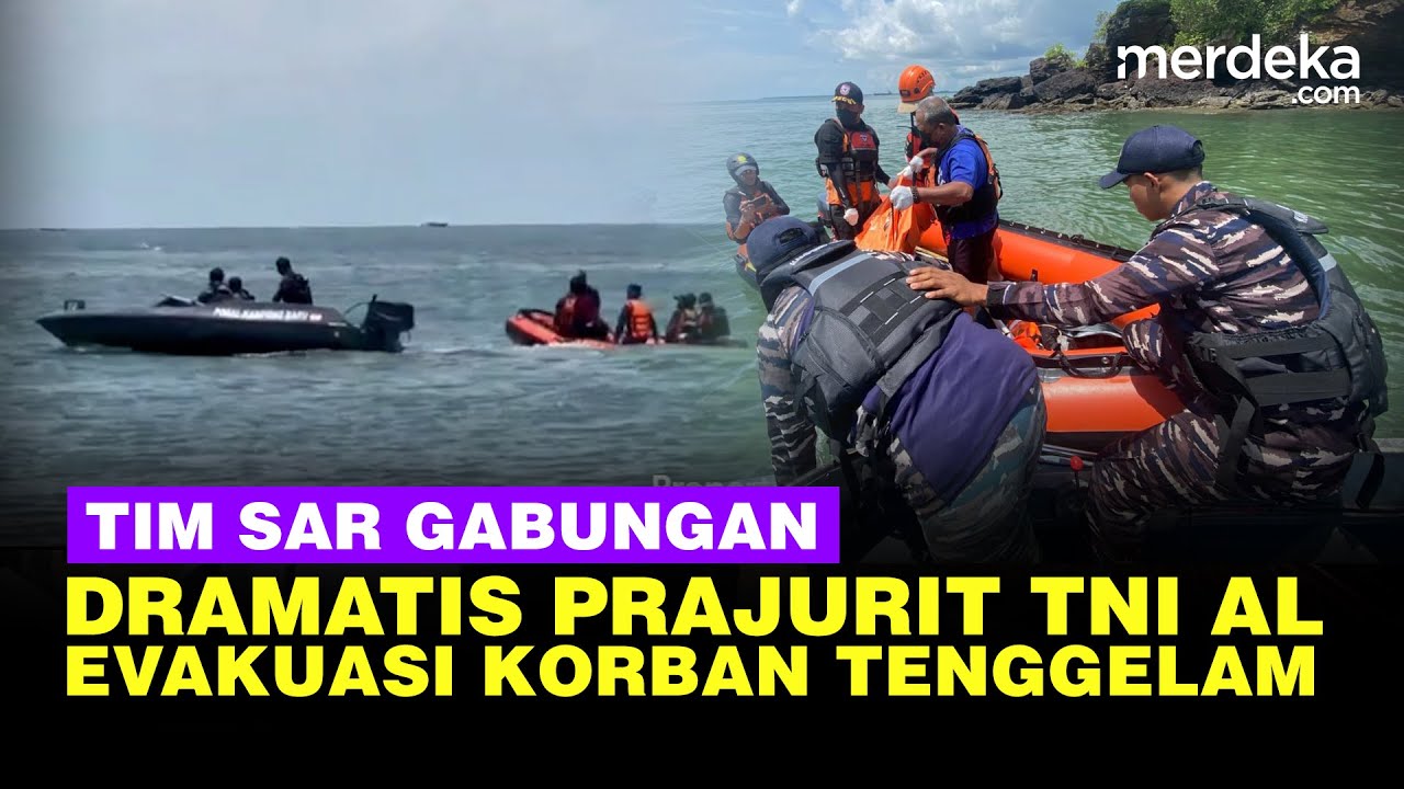 Youtube Thumnail image of : Dramatis Aksi Prajurit TNI AL & Tim SAR Gabungan Evakuasi Korban Tenggelam di Melawai