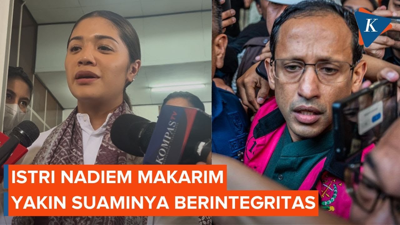 Youtube Thumnail image of : Hadiri Sidang Praperadilan, Istri Nadiem Yakin Suaminya Berintegritas