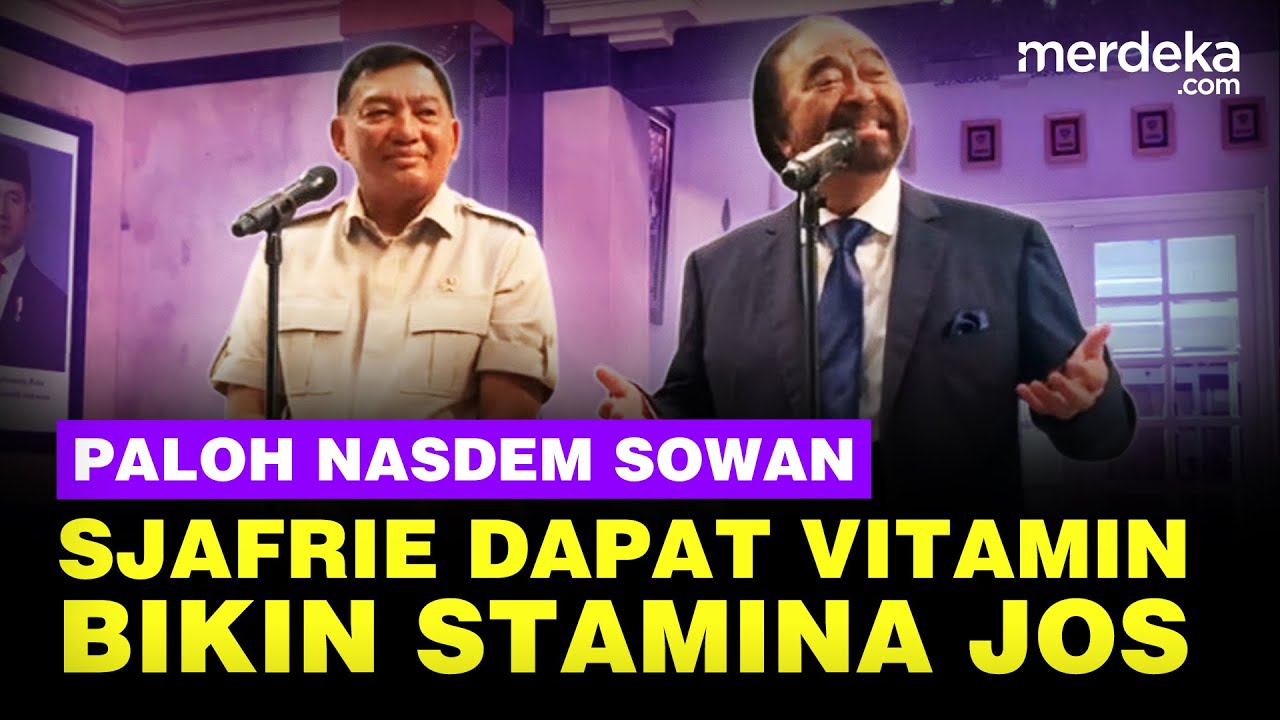 Youtube Thumnail image of : Menhan Sjafrie Dapat Vitamin dari Ketum NasDem Surya Paloh, Jadi Stamina Hadapi Tantangan