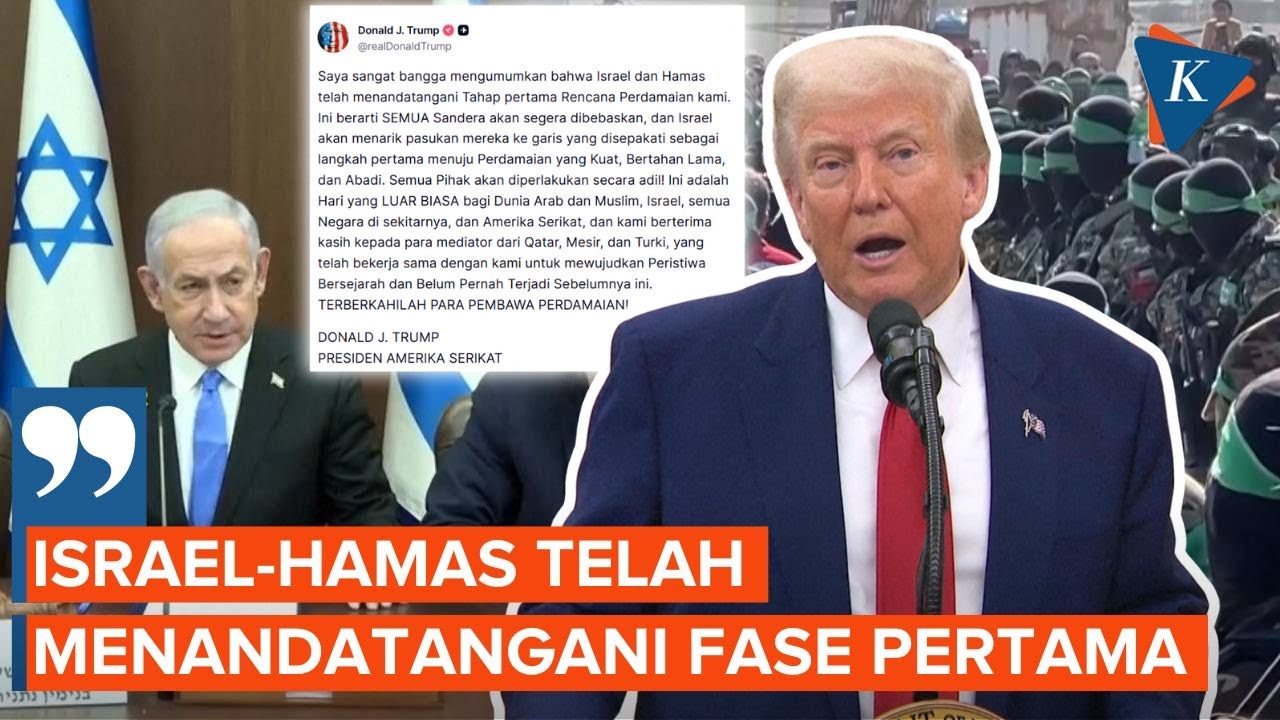 Youtube Thumnail image of : Hamas-Israel Sepakati Fase Pertama Perdamaian di Gaza, Apa Saja Isinya?