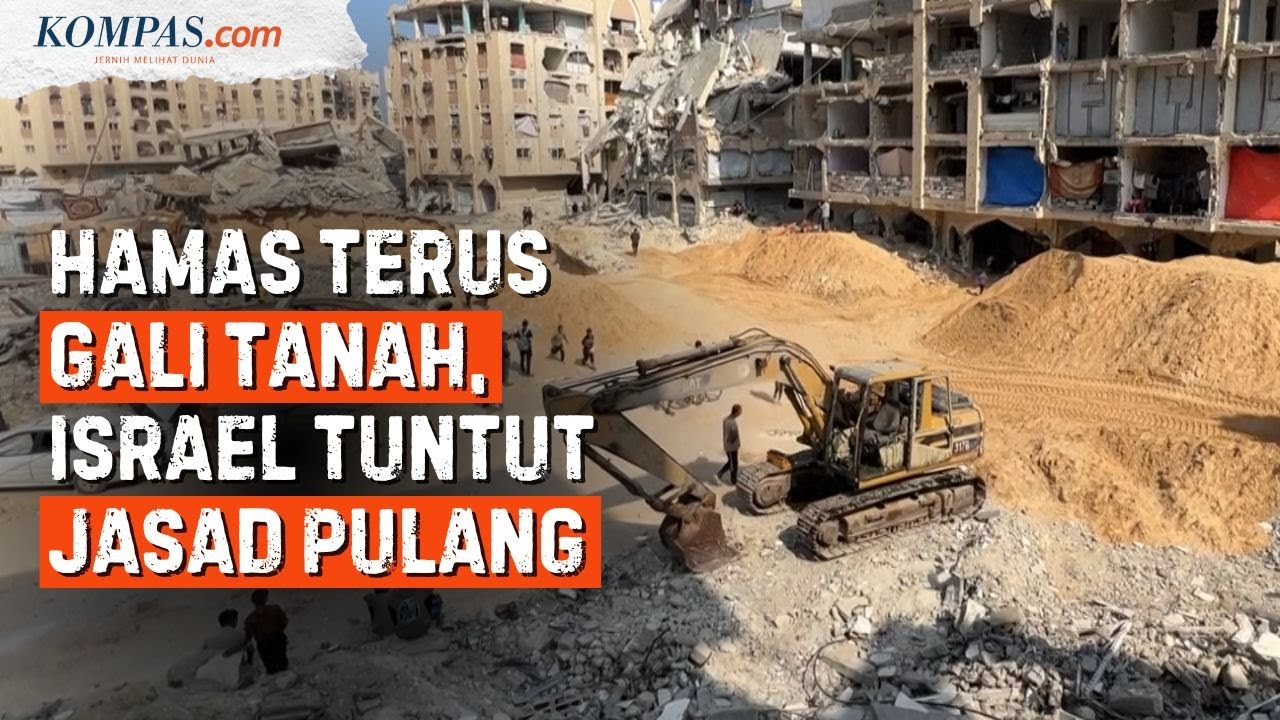 Youtube Thumnail image of : Warga Israel Tuntut Jasad Sandera Kembali: Netanyahu Didemo, Hamas Terus Gali Khan Younis Gaza