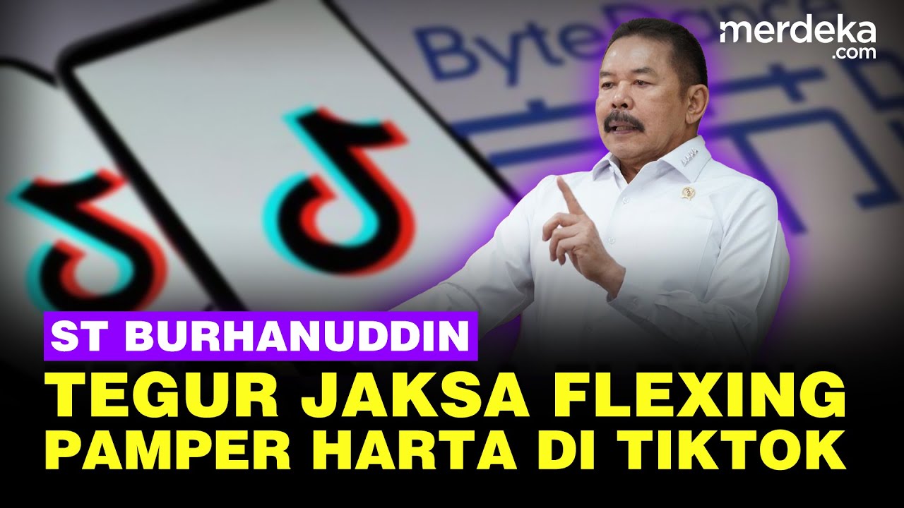 Youtube Thumnail image of : Galak St Burhanuddin Tegur Jaksa Flexing Pamer Harta dan Jabatan di TikTok