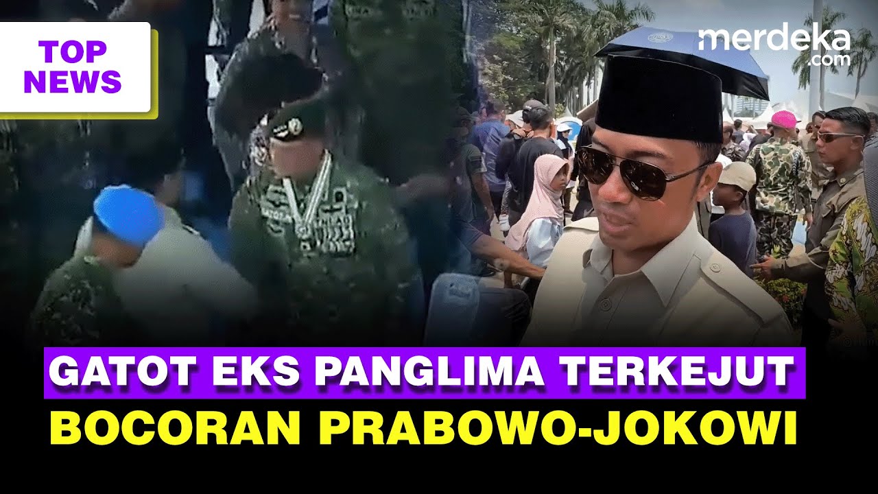 Youtube Thumnail image of : Terkejut Eks Panglima TNI Gatot, Hormat ke RI 1 | Bocoran Pertemuan Penting Prabowo-Jokowi