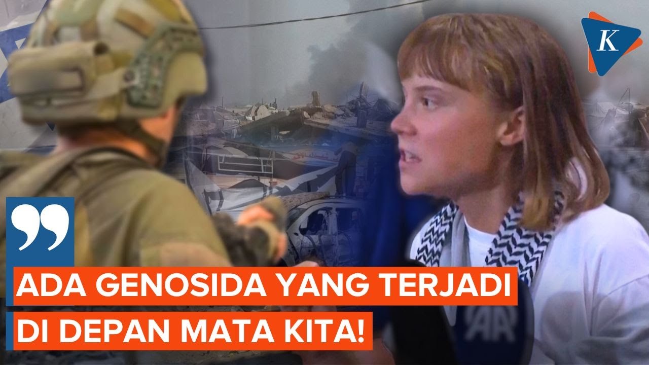 Youtube Thumnail image of : Dideportasi Israel, Greta Thunberg: Ada Genosida di Depan Mata Kita!