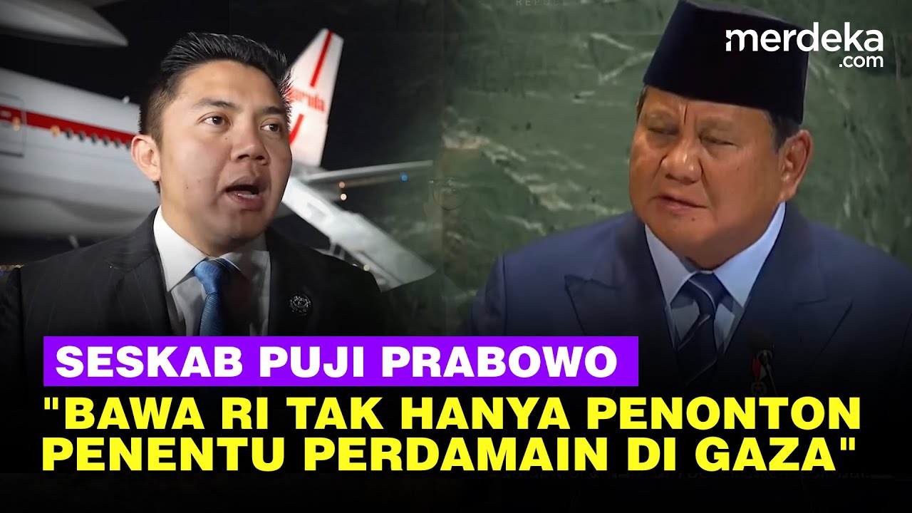 Youtube Thumnail image of : Seskab Teddy Puji Ketegasan Prabowo: Bawa RI Tak Hanya Penonton, Penentu Perdamaian di Gaza