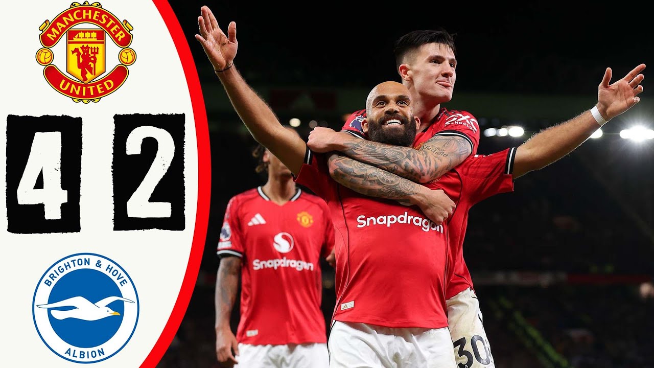 MENANG TELAK HASIL MAN UNITED VS BRIGHTON 4-2 MBEUMO CETAK BRACE AKHIRNYA CUNHA GOL SESKO ASSIST