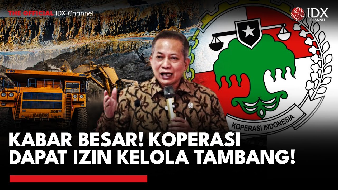 Youtube Thumnail image of : Aturan Terbit, Koperasi Kini Dapat Kelola Tambang Mineral dan Batu bara | IDX UPDATE