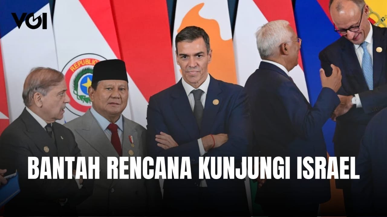Youtube Thumnail image of : Menlu Sugiono Bantah Presiden Prabowo Rencanakan Kunjungi Israel