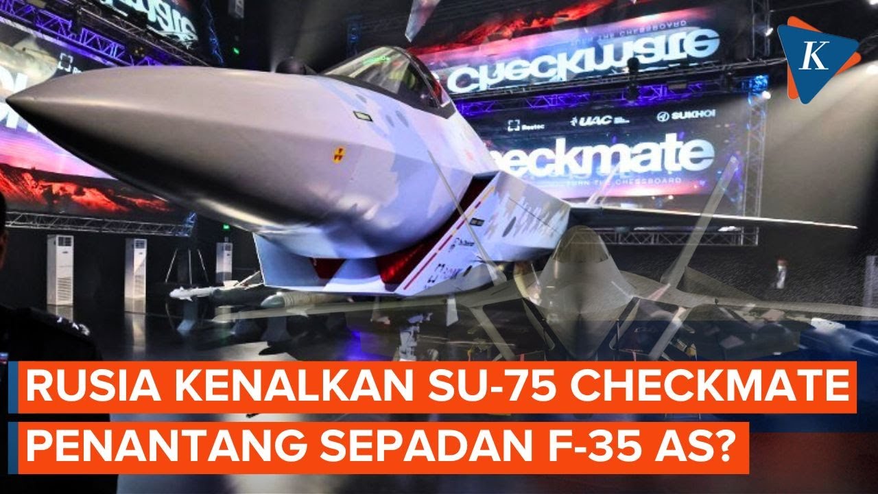 Youtube Thumnail image of : Rusia Luncurkan SU-75, Jet Tempur Siluman Penantang F-35 AS