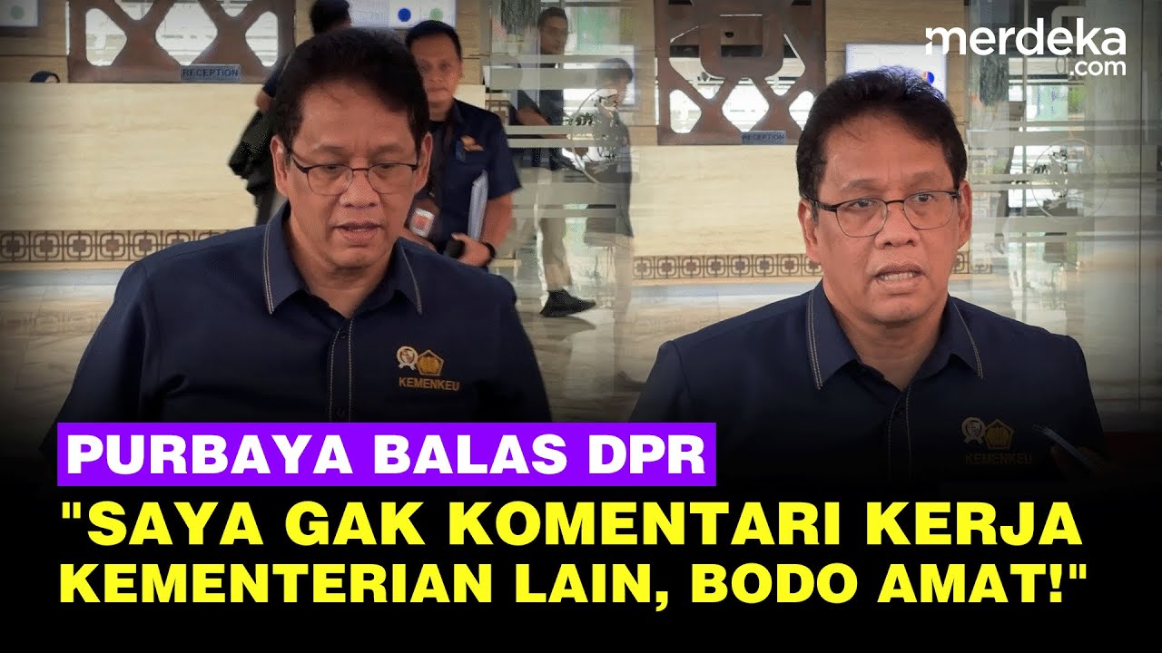 Youtube Thumnail image of : Pedas Purbaya Balas Kritik DPR Soal Komentari Kementerian Lain: Bodo Amat, Anggaran Saya Tarik!