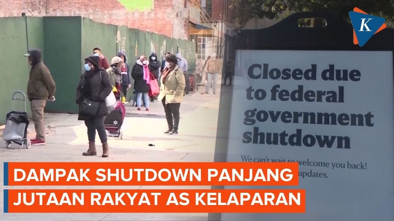 Youtube Thumnail image of : Jutaan Warga AS Terancam Kelaparan Imbas Shutdown Berkepanjangan