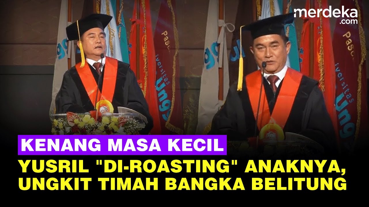 Youtube Thumnail image of : Cerita Yusril Kena 'Roasting' Anaknya Soal Sepatu sampai Banggakan Timah Bangka Belitung
