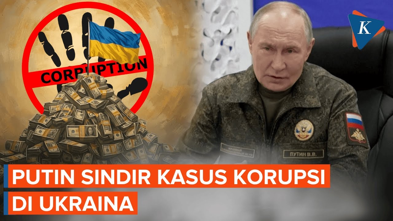 Youtube Thumnail image of : Momen Putin Terima Laporan Jenderal Rusia, Sindir Kasus Korupsi di Ukraina
