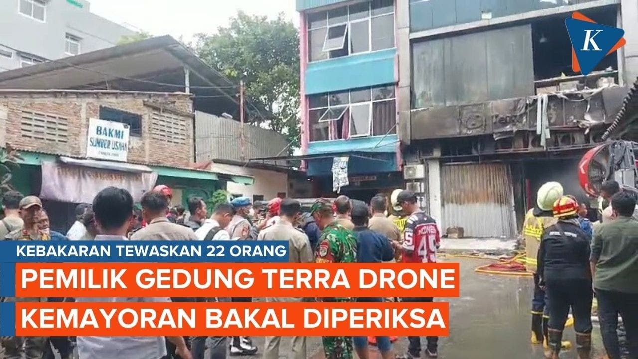 Youtube Thumnail image of : Polisi Akan Periksa Pemilik Gedung di Kemayoran Usai Kebakaran Tewaskan 22 Orang