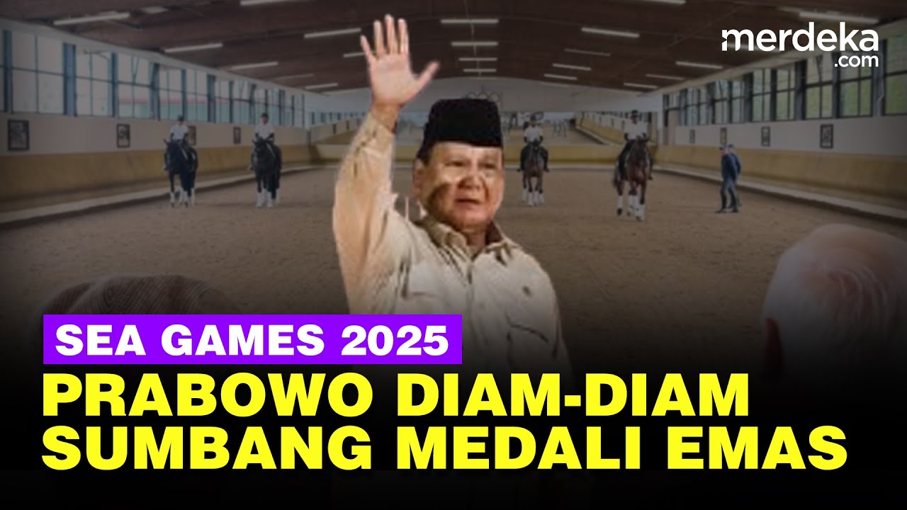 Youtube Thumnail image of : Diam-Diam Prabowo Sumbang Medali Emas di Sea Games, Terjun Seleksi Atlet Berkuda