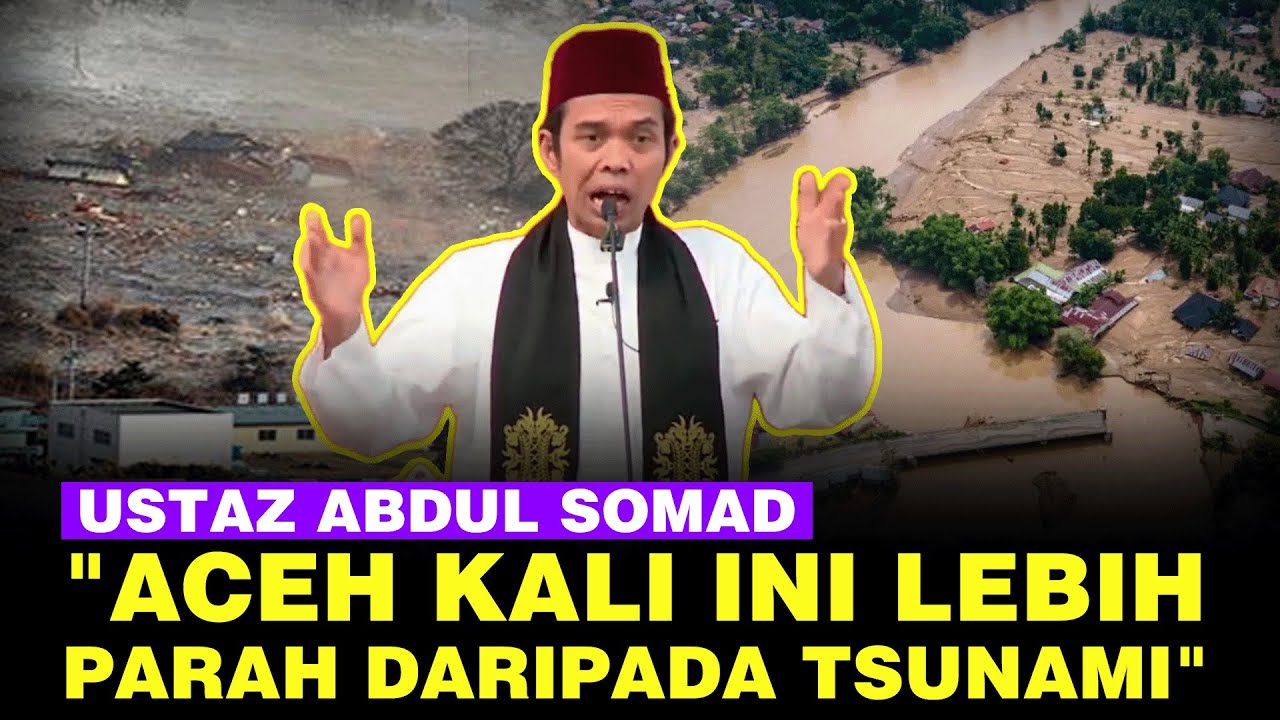 Youtube Thumnail image of : Ustaz Abdul Somad Blak-blakan Soal Pemulihan Aceh: Lebih Parah daripada Saat Tsunami