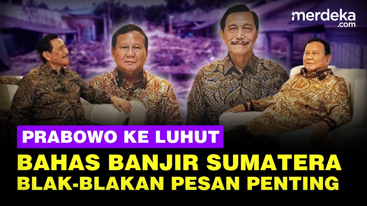 Youtube Thumnail image of : Prabowo dan Didit Sambangi Luhut Saat Natal, Bahas Bencana Sumatera Beri Satu Pesan Penting ini