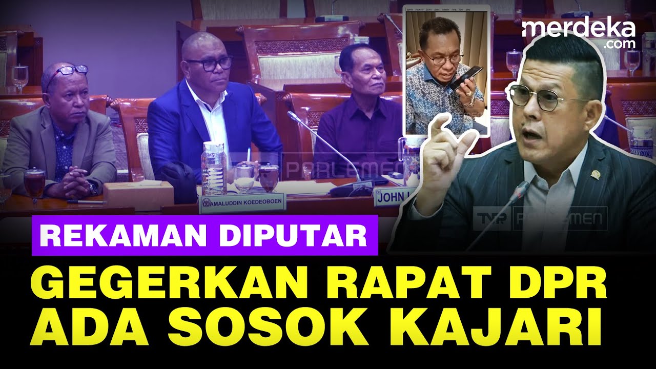 Youtube Thumnail image of : Rekaman Diputar Pertemuan Eks Bupati dengan Kajari Gegerkan Rapat Komisi III DPR