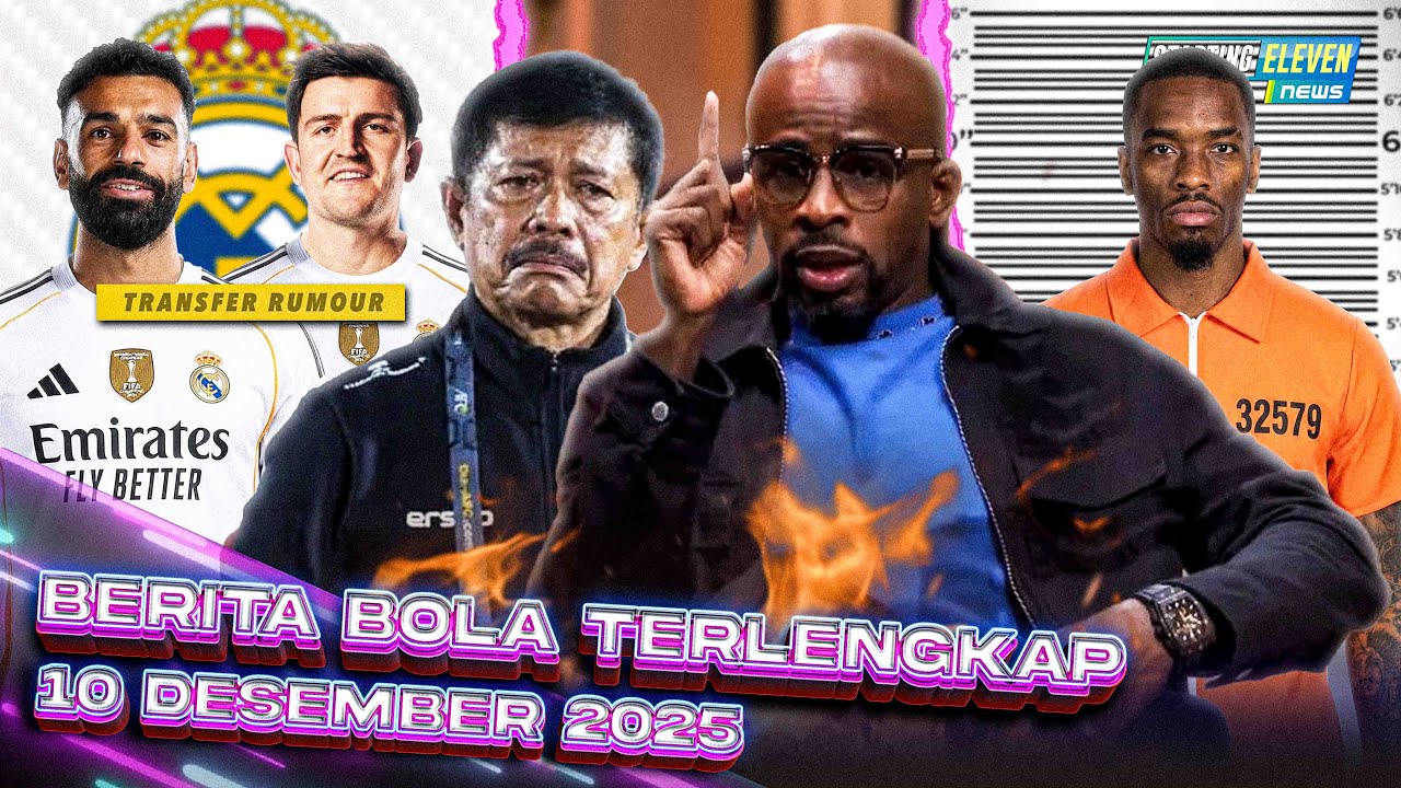 Youtube Thumnail image of : Gregg LEDEK Dalih Indra Sjafri 😲 DUH! Ivan Toney DITANGKAP Polisi 😨 Madrid BORONG Salah & Maguire 😱