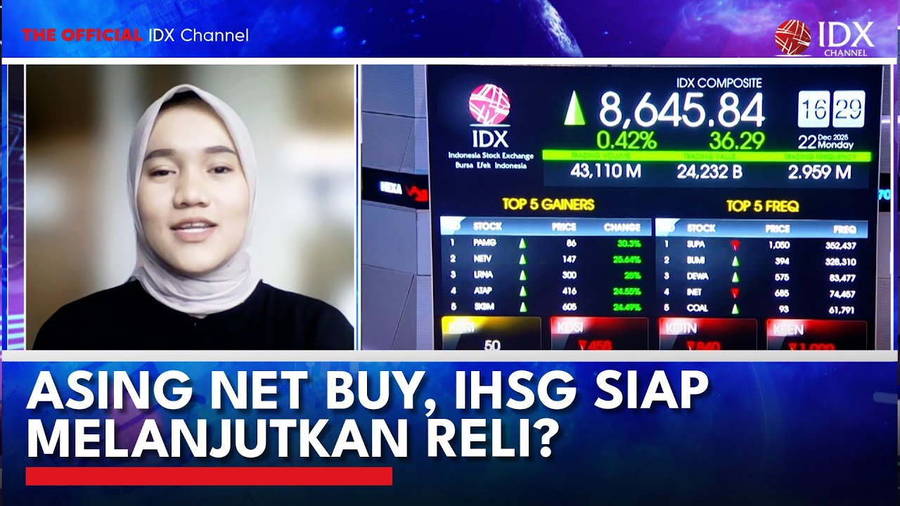 Youtube Thumnail image of : Asing Net Buy, IHSG Siap Melanjutkan Reli? | MARKET BUZZ