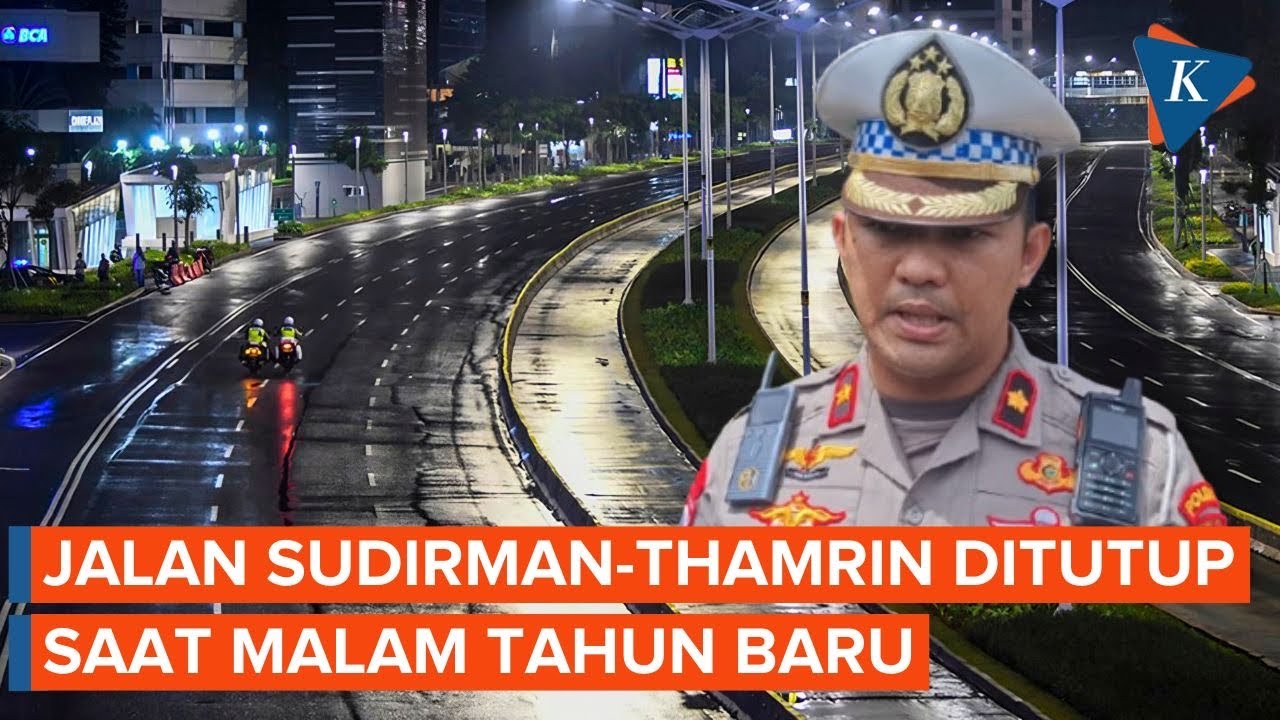 Youtube Thumnail image of : Ada Car Free Night di Malam Tahun Baru, Polisi Tutup Jalan Sudirman-Thamrin