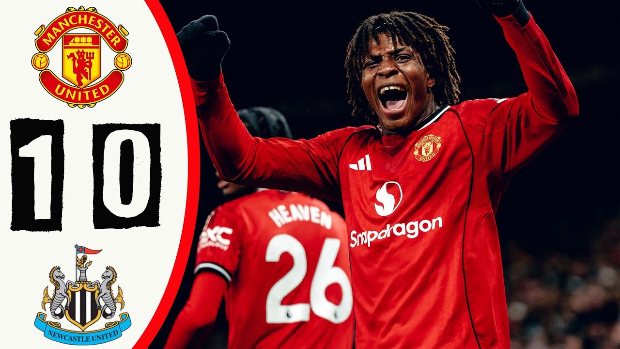 Youtube Thumnail image of : 🚨KEMENANGAN MANIS❗❗HASIL MAN UNITED VS NEWCASTLE 1-0✅DORGU CETAK GOL KEREN🔥LAMMENS CLEANSHEET🔥